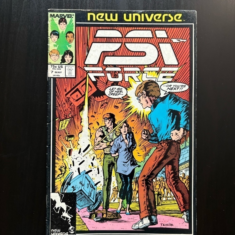 PSI-Force, New‎ Universe, 1986 Comics